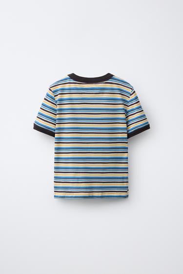 T-SHIRT À RAYURES - Multicolore de Zara - Image 1