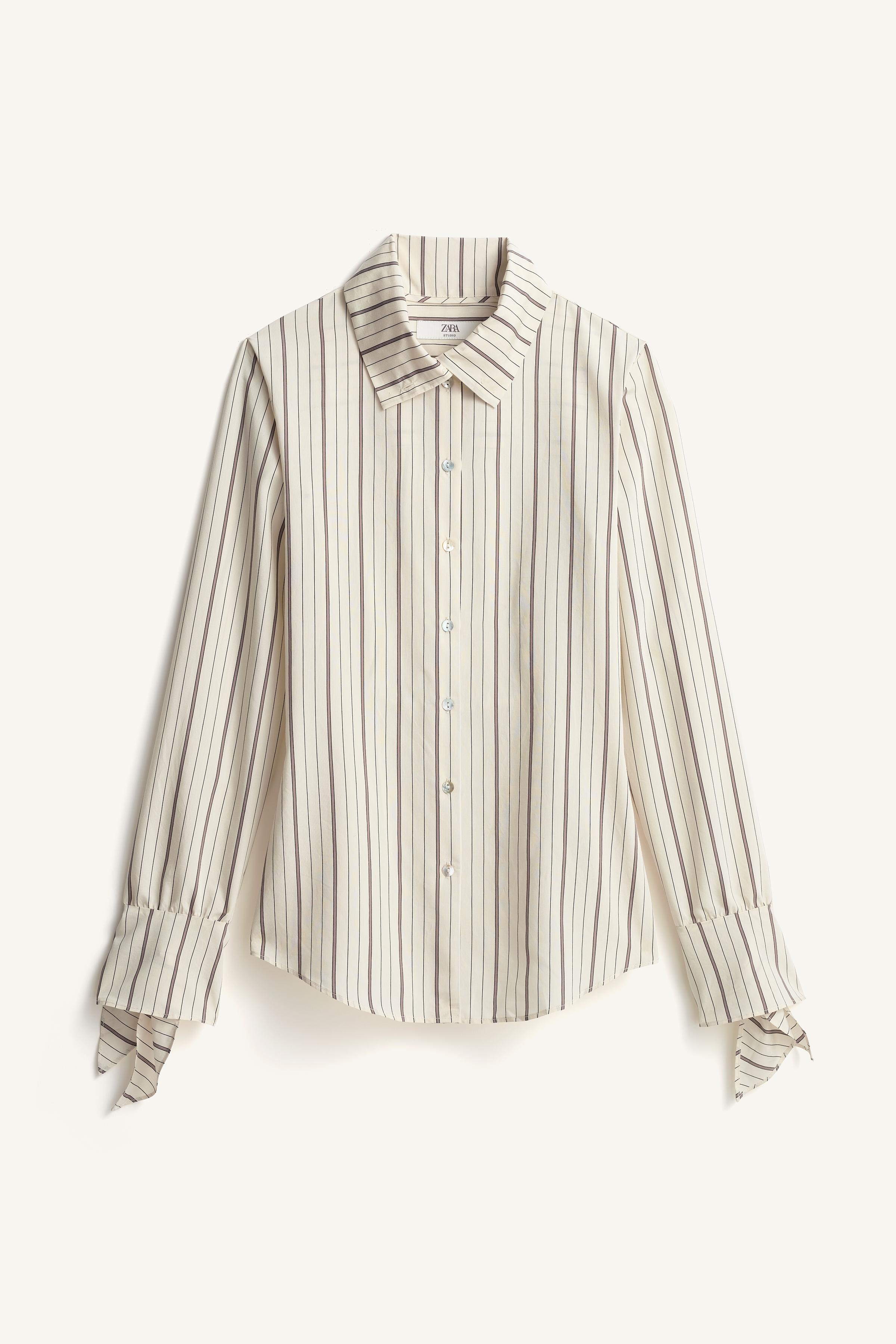 CHEMISE À RAYURES COL MONTANT ÉDITION LIMITÉE