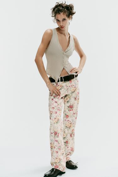 BUTTON-UP TOP - Stone by Zara - Image 0