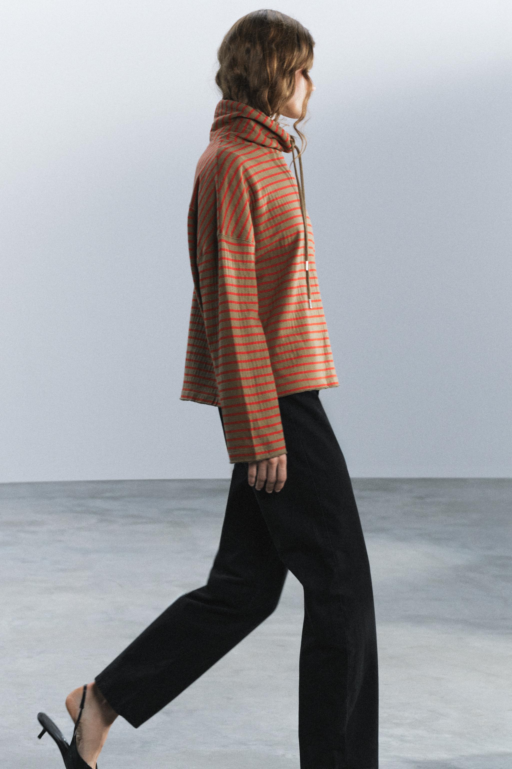 STRIPE SWEATSHIRT - Stripes | ZARA Turkey