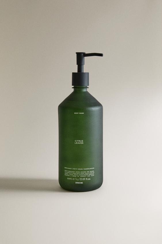 (1 L) SABONETE LÍQUIDO CORPORAL CITRUS LEAVES - Verde-médio da Zara - Imagem 0