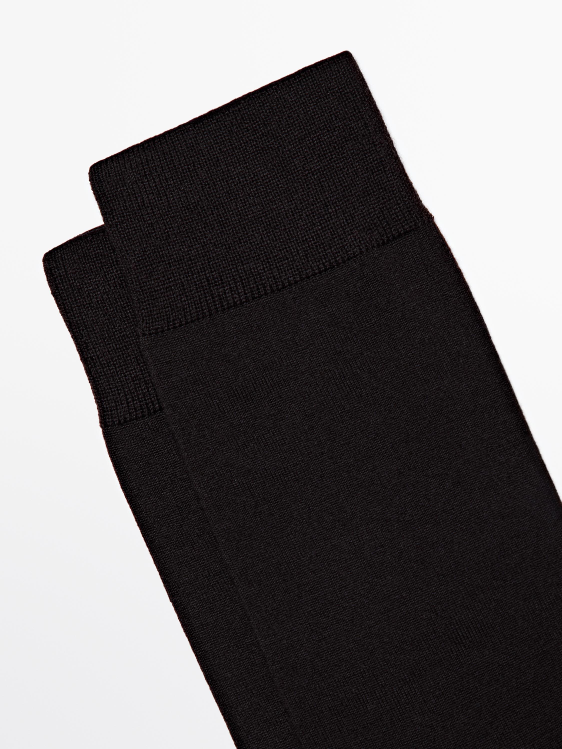 Wool blend socks