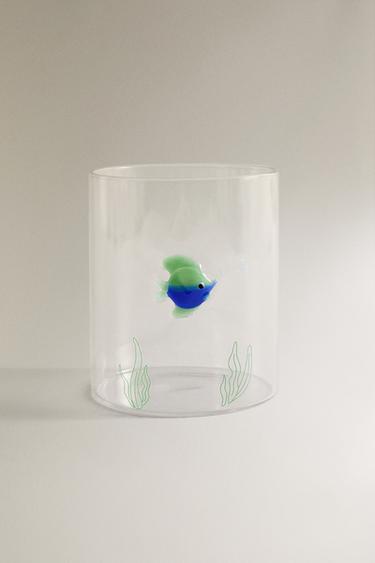 BOROSILICATE FISH TUMBLER - 990 by Zara - Image 0