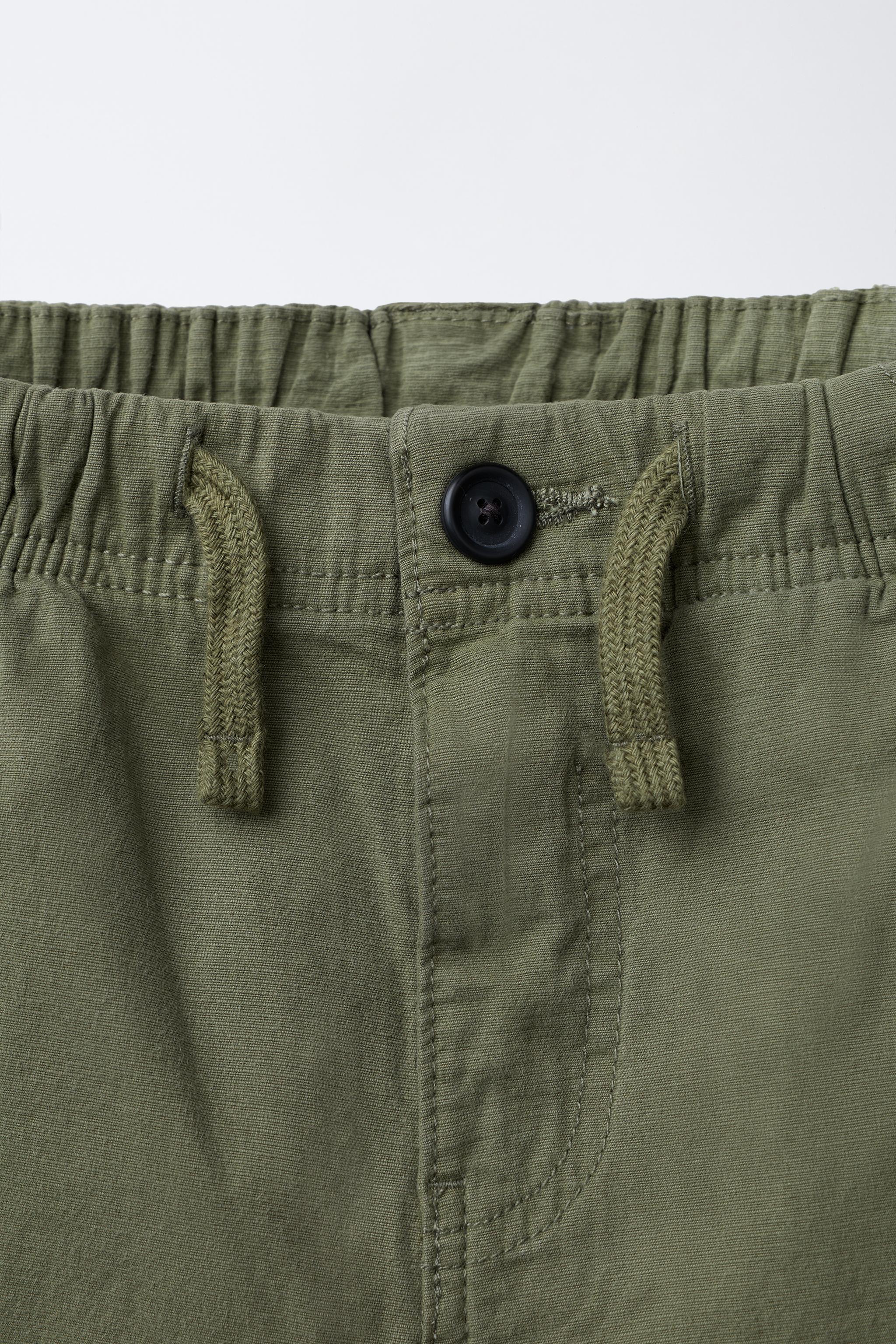 TEXTURED STRETCH PANTS - Blue gray | ZARA United States