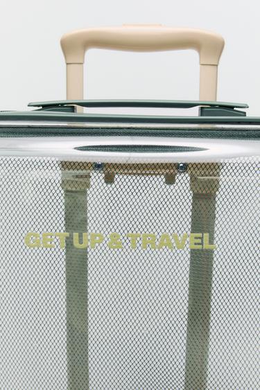 Zara TRAVEL SUITCASE - Green - Image 0