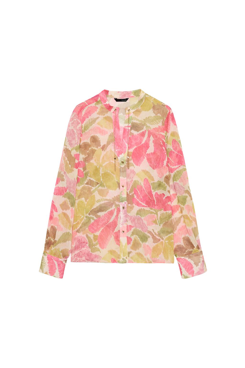 BEADED FLORAL PRINT BLOUSE - image 3