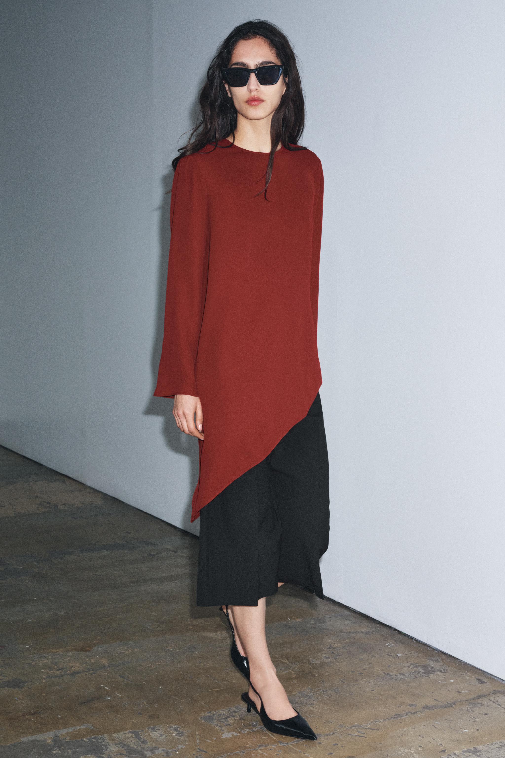 ZW COLLECTION ASYMMETRIC FLOWY TOP