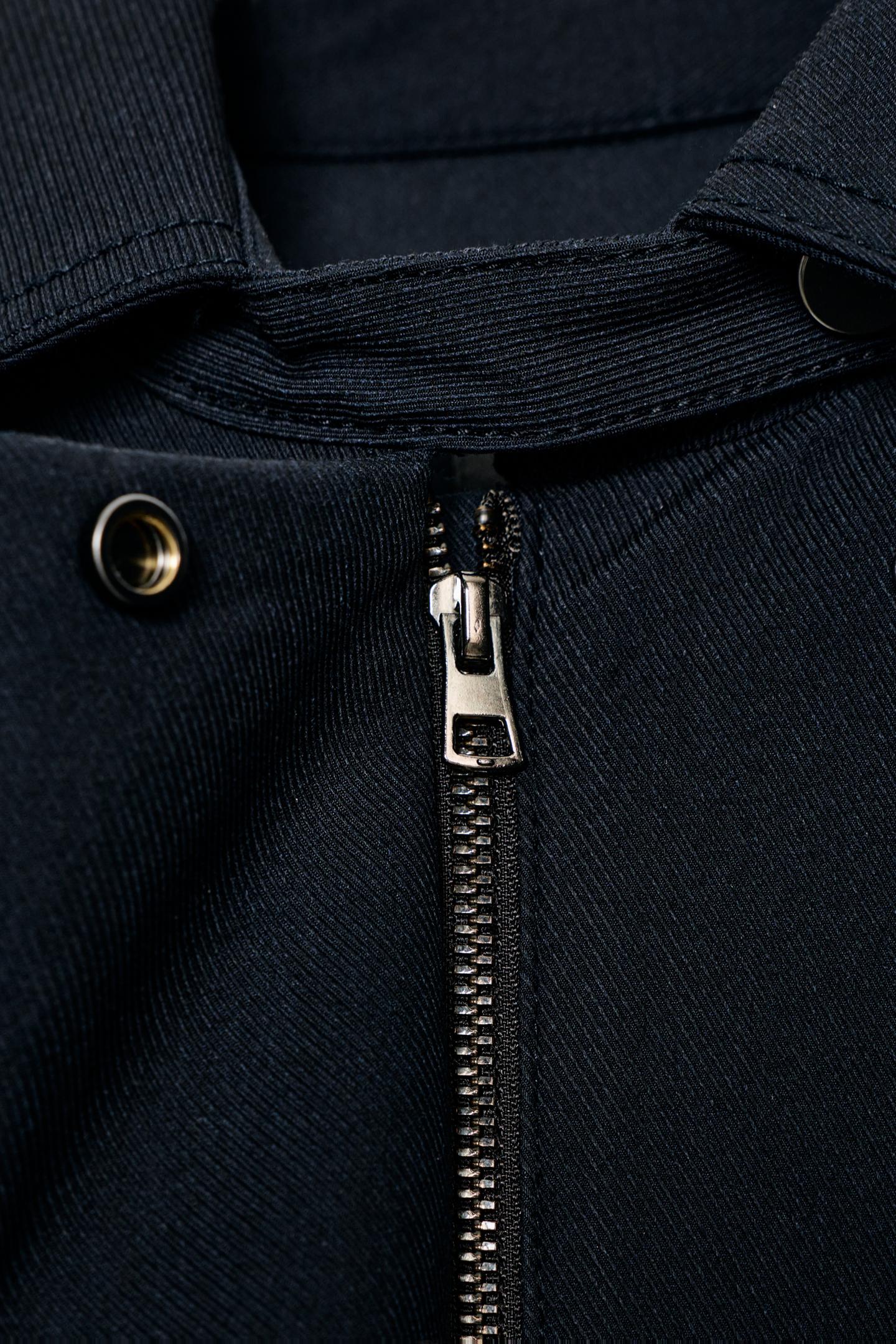 Женская куртка Zara ZW Collection Bomber, цвет: Тёмный тёмно-синий — фото 6