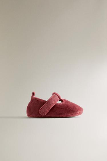 BABYSCHUH BALLERINA SAMT - Rot von Zara - Bild 0