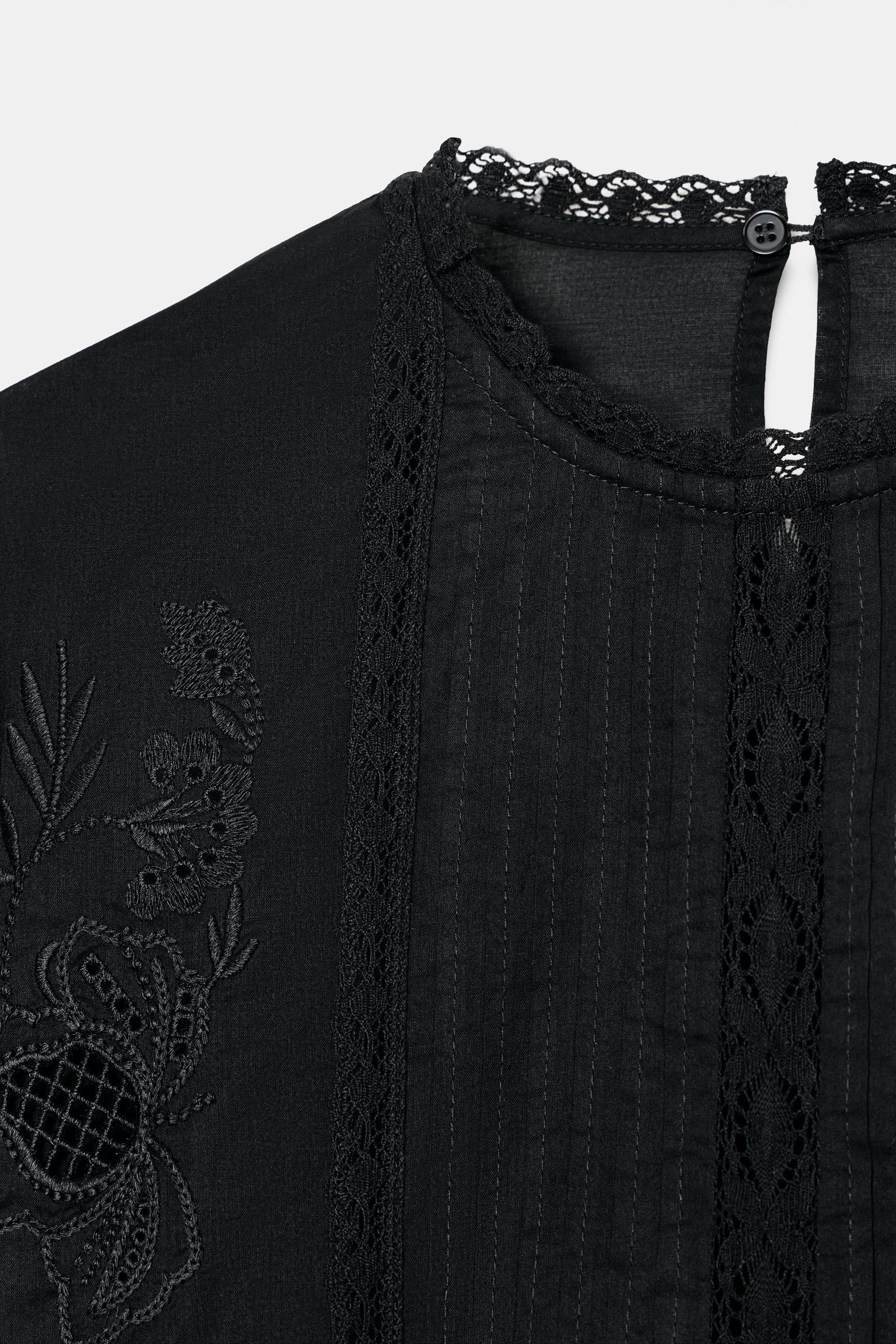 ZW COLLECTION EMBROIDERED SHIRT