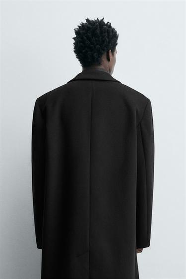 REGULAR FIT WOOL COAT - Black by Zara - Image 2