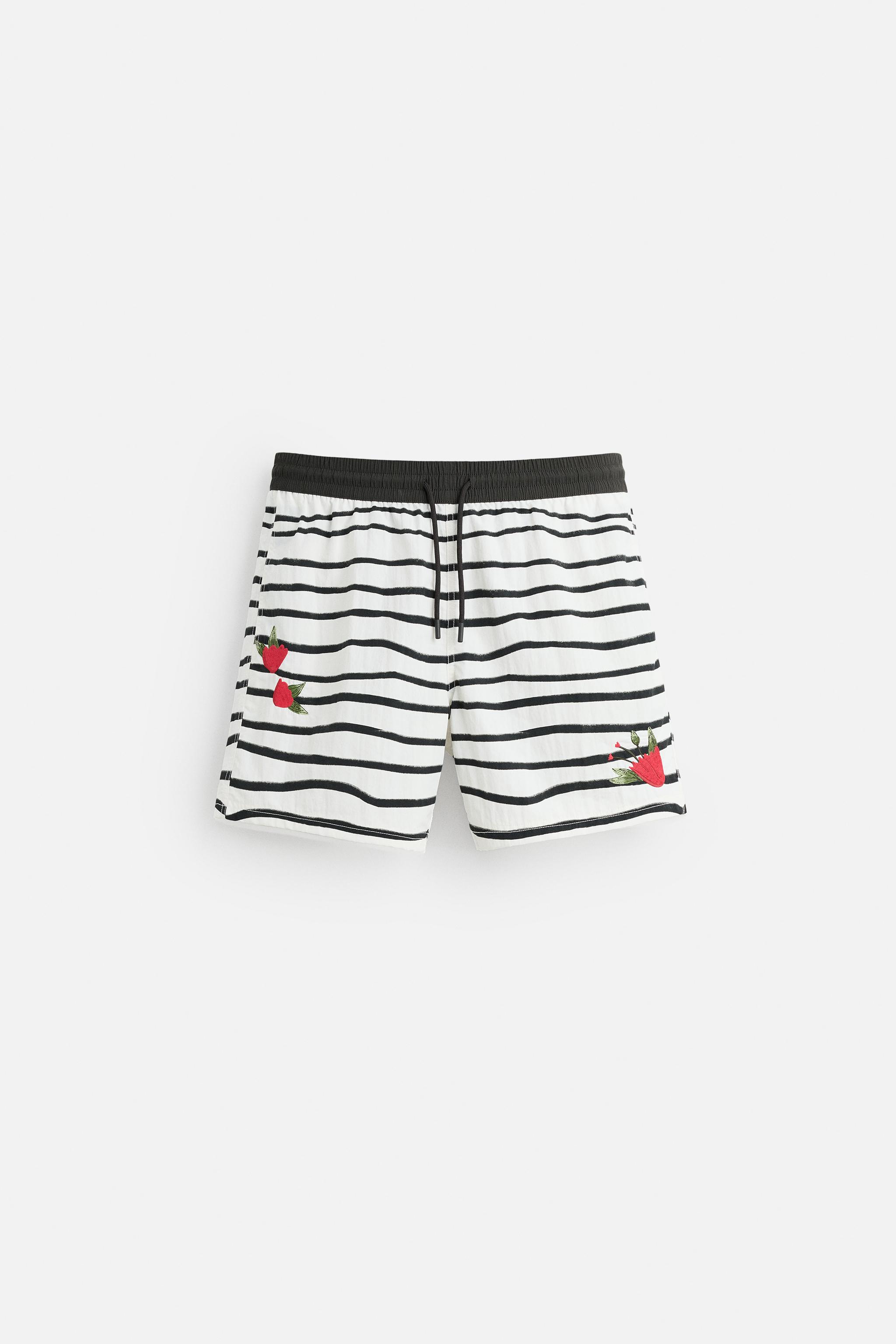 OTIS KWAME KYE QUAICOE PRINTED MID-LENGTH SWIMSUIT