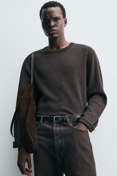 STRIPED JACQUARD SWEATER - Stripes by Zara - Image 4