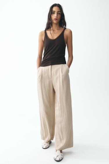 Zara MENSWEAR PANTS - Sand