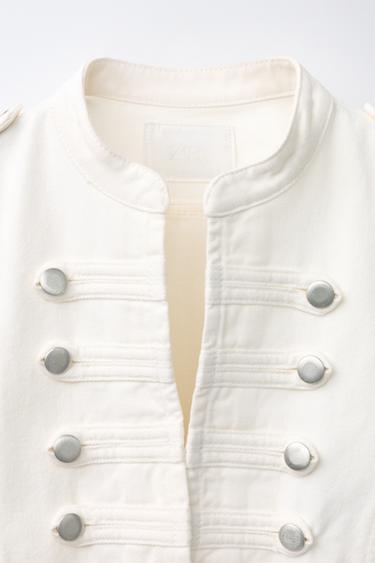 BUTTONED JACKET - Mid-ecru by Zara - Image 2