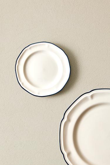 ASSIETTE À PAIN BORD CONTRASTANT - Bleu de Zara - Image 5