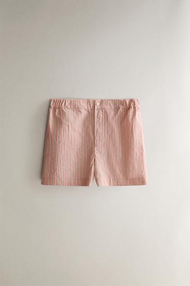 STRIPED SHORTS - Pink by Zara - Image 0