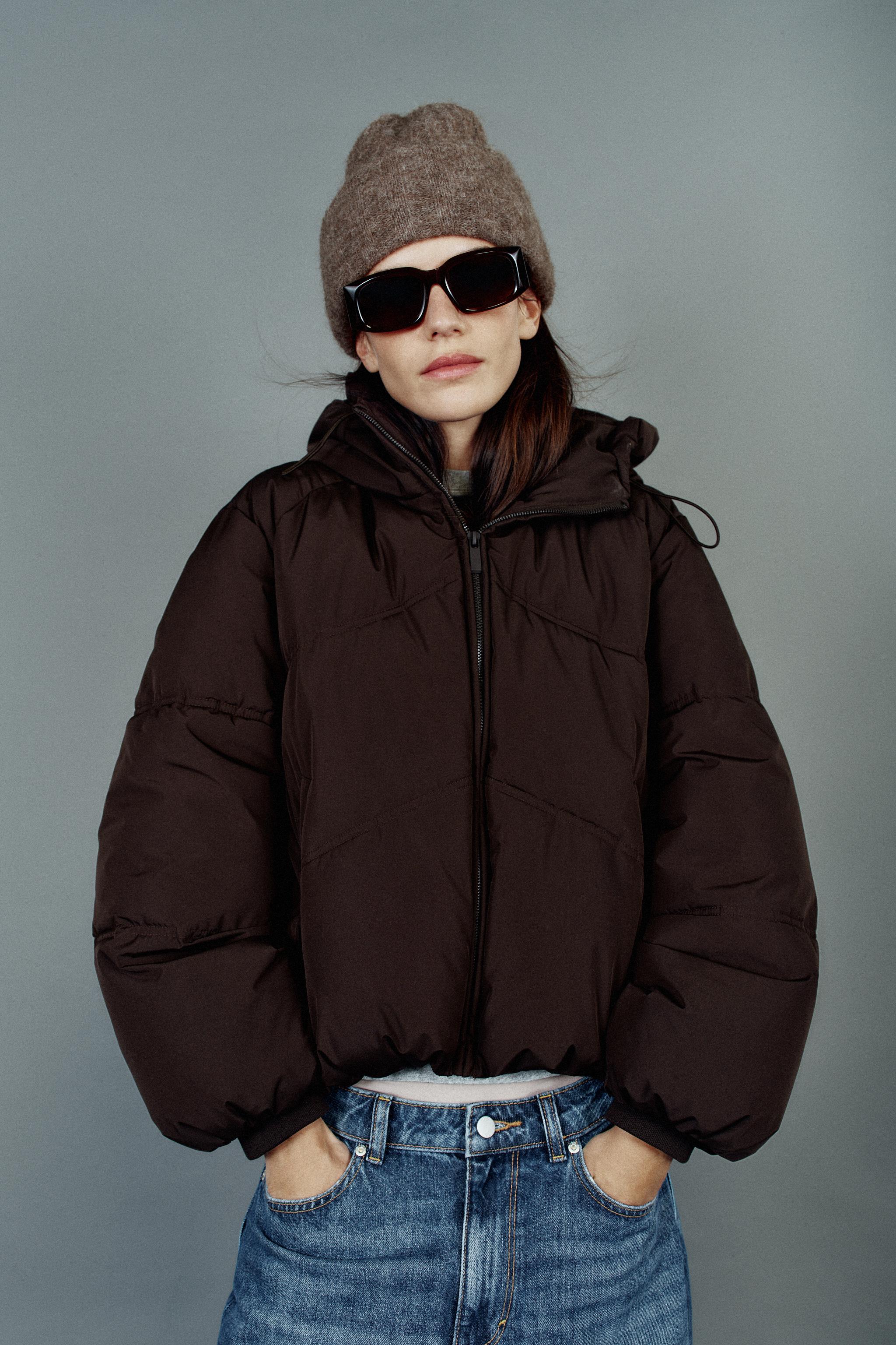 PADDED HOODIE ANORAK WATER-REPELLENT WINDPROOF