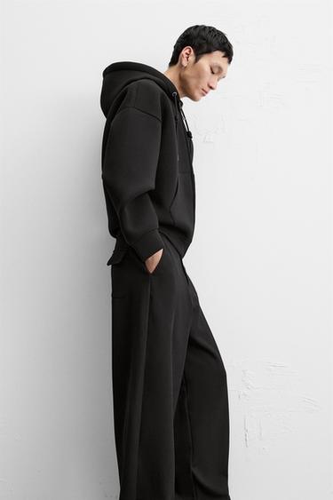 PANTALON COUPE DÉCONTRACTÉE - Noir de Zara - Image 5