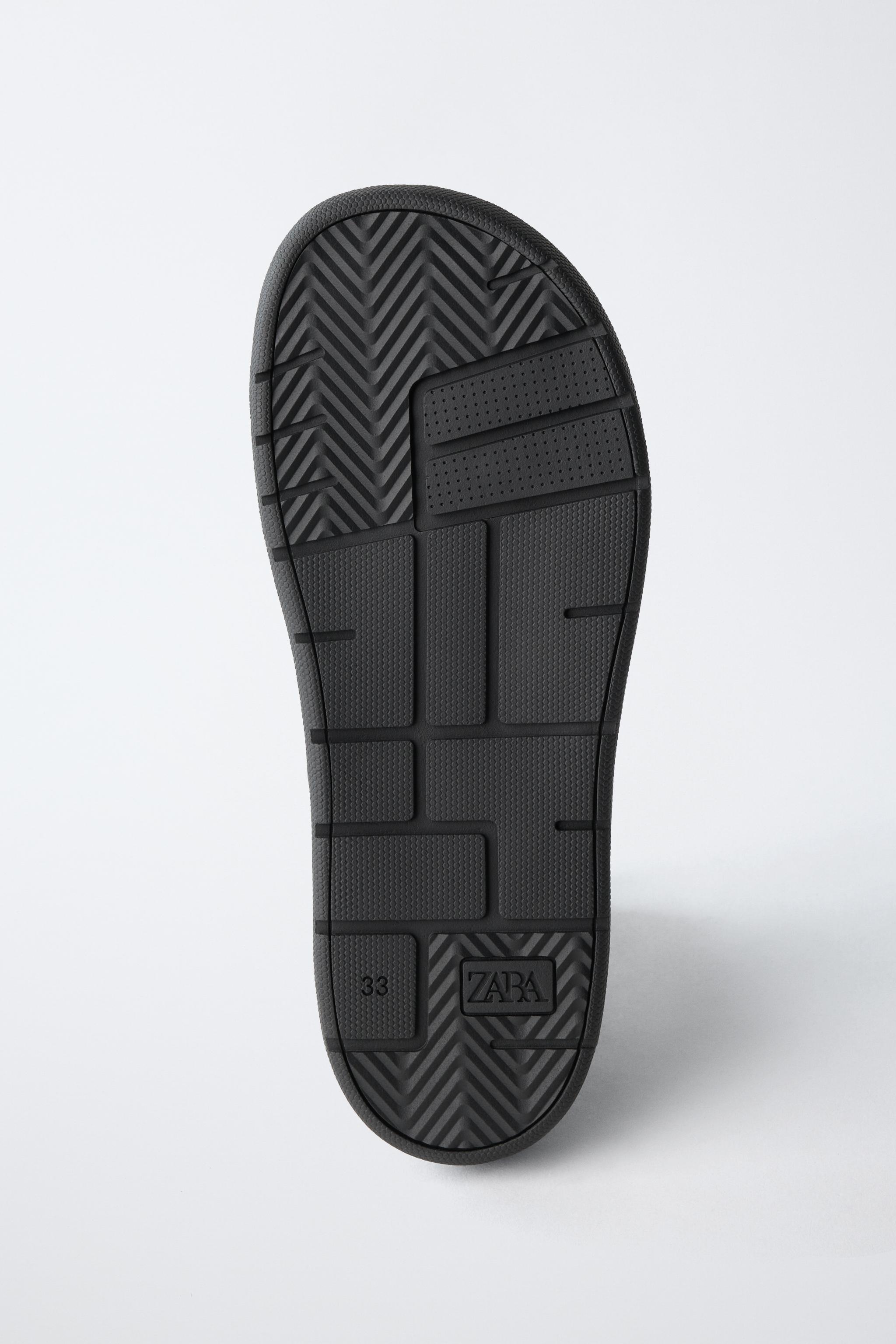 Детские кроссовки Zara Leather Barefoot School Sneakers — фото 8