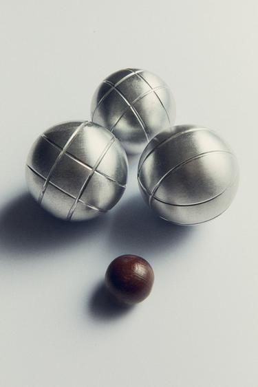 ENSEMBLE DE PÉTANQUE HOUSSE EN CUIR - Imprimée de Zara - Image 5