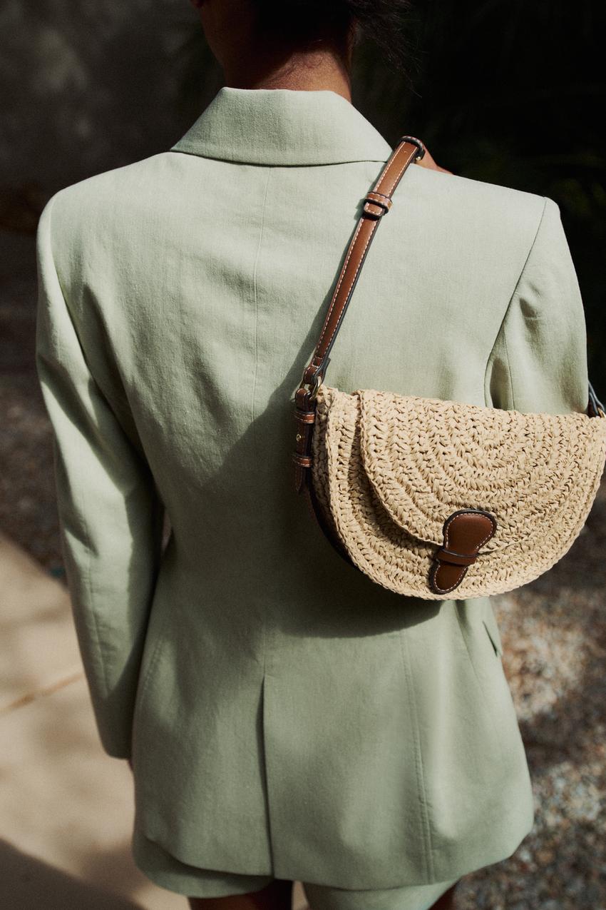 Zara rattan bag Clearance