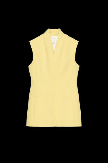 PEPLUM-WESTE ZW COLLECTION - Gelb von Zara