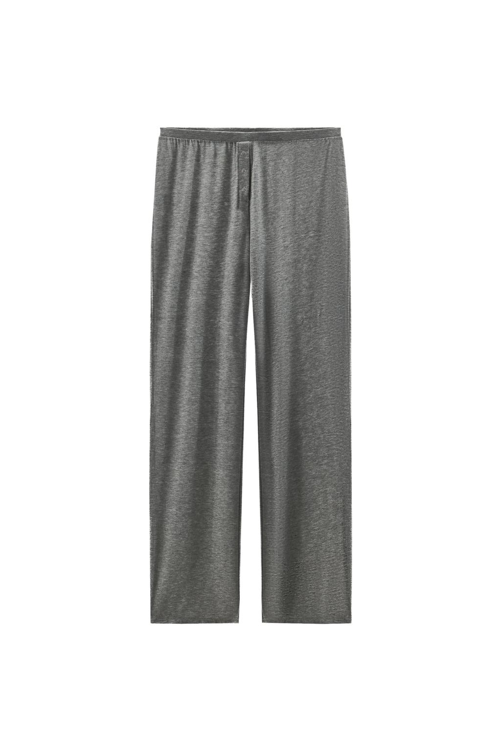 LYOCELL BLEND PANTS WITH BUTTONS - image 3
