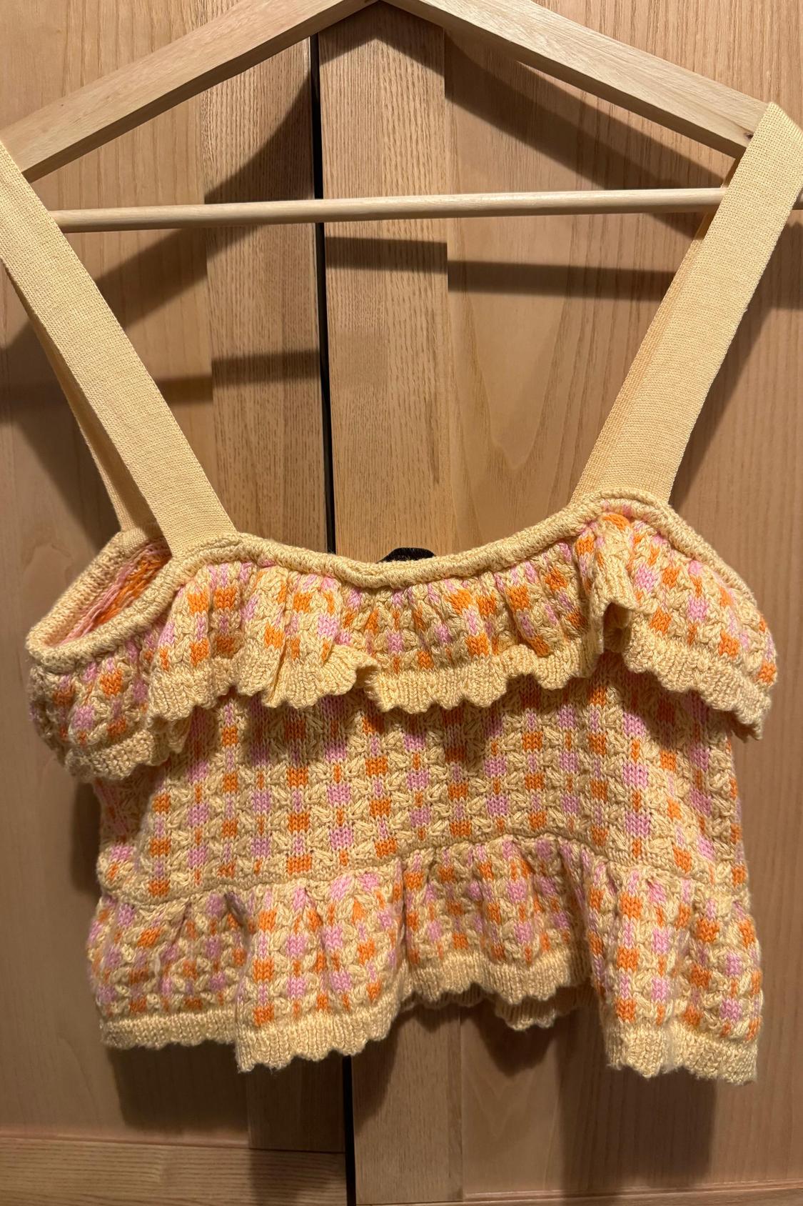 RUFFLED KNIT TOP - Image 3