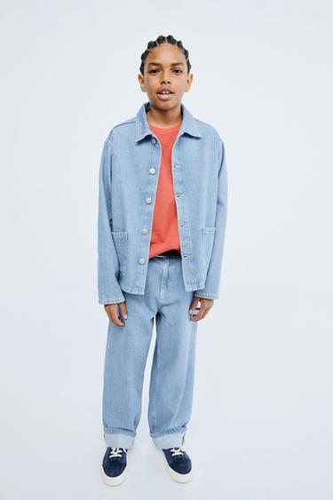 STORIESZ - JEANS RELAXED - Azul de Zara