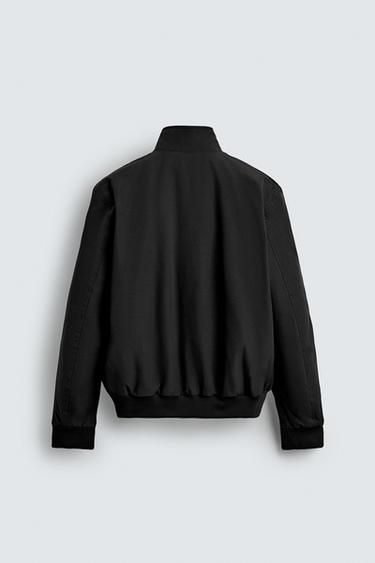 WATER-REPELLENT QUILTED JACKET - Black by Zara - Image 7