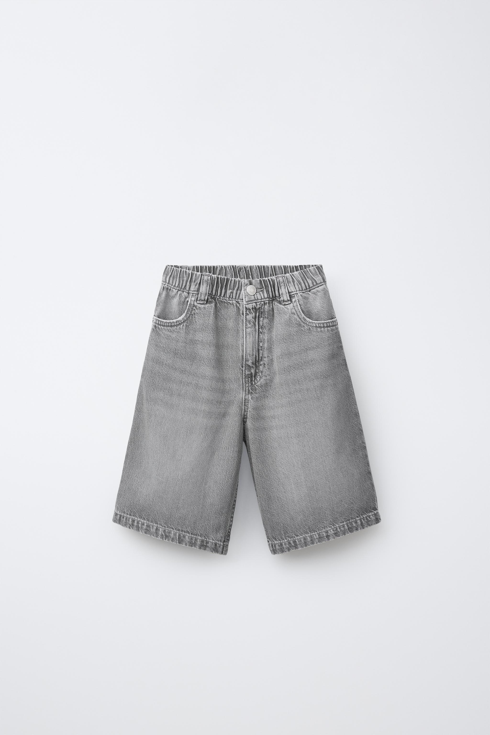 バギーデニムバミューダパンツ - ブルー | ZARA Japan / 日本