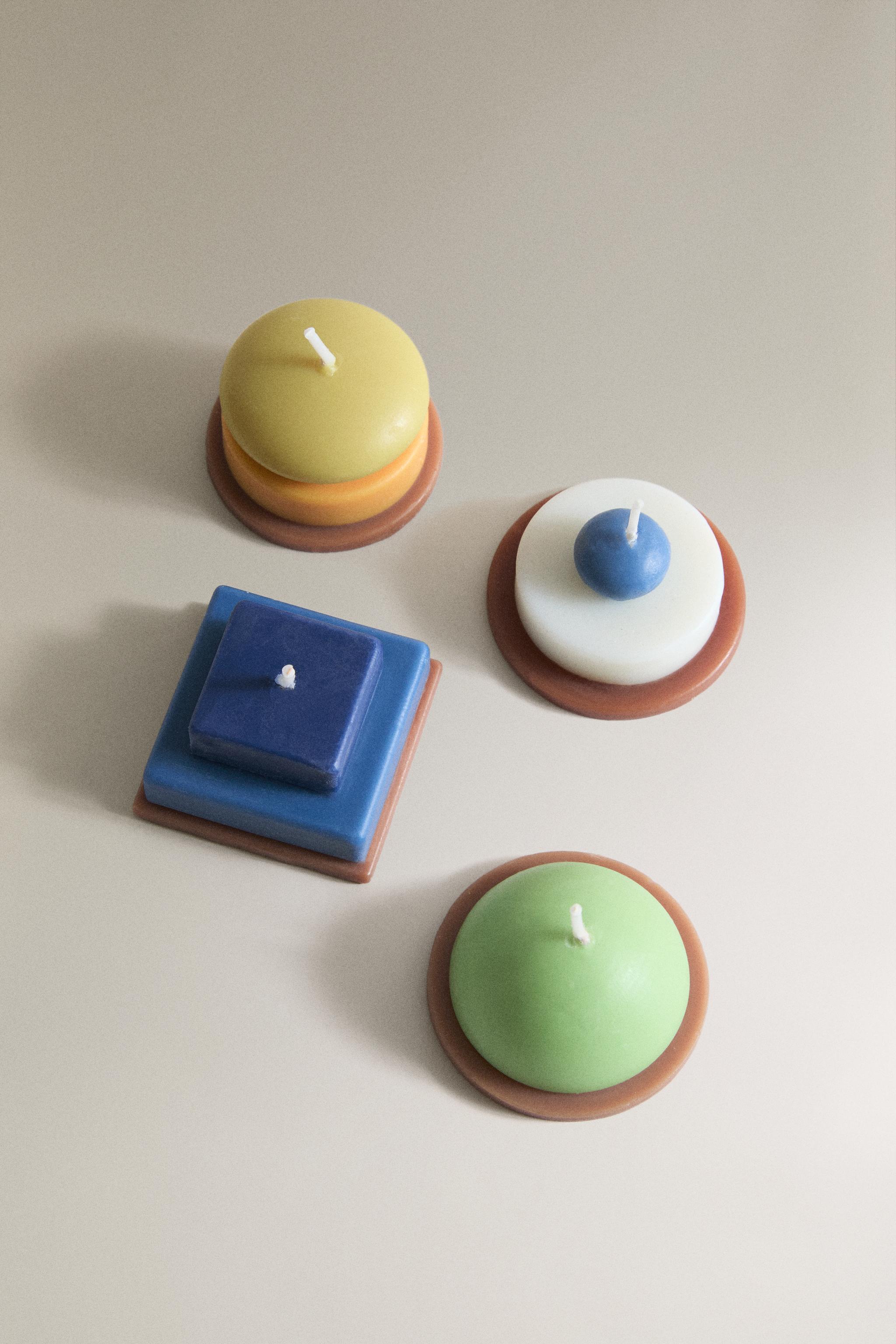 PACK OF MANGO SCENTED CANDLES (PACK OF 4) — Orange