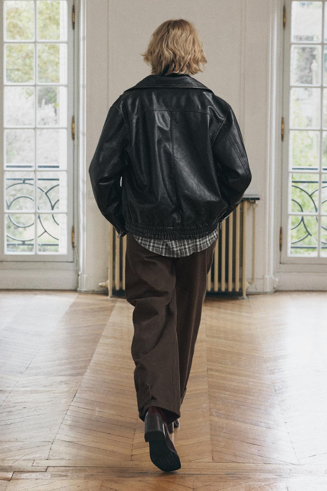ZW COLLECTION 100% LEATHER JACKET