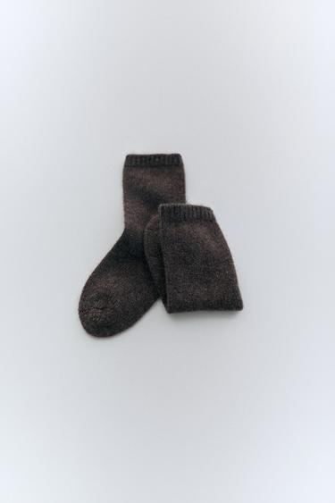 100% 캐시미어 삭스 - Zara 브라운