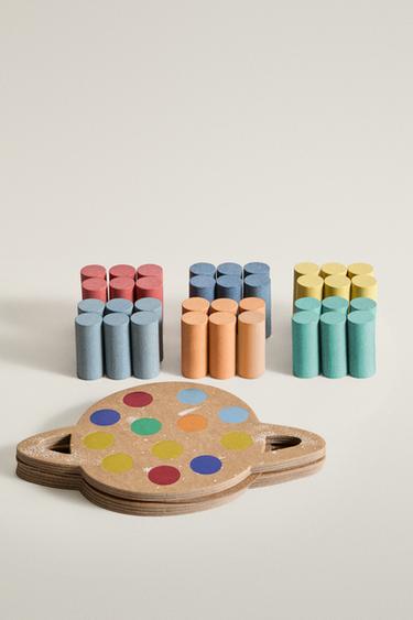KIDS' SPACE STACKING CONSTRUCTION TOY — Multicolored 2