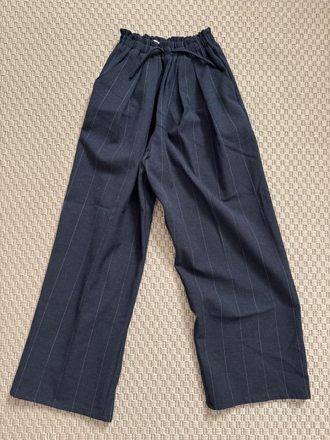 PINSTRIPED TROUSERS