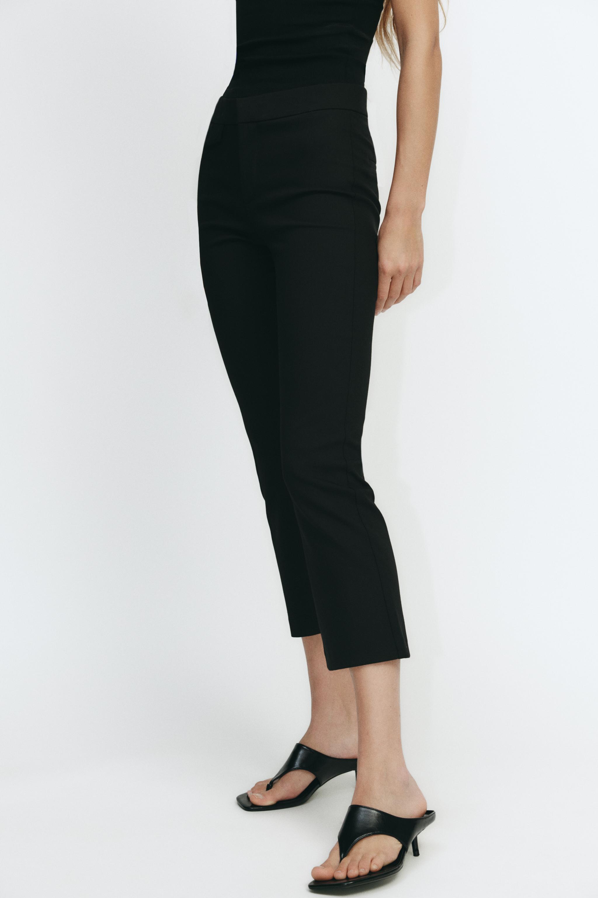 ZARA ミニフレアパンツ 3152/415 ZW COLLECTION ミニフレアパンツ - ブラック | ZARA Japan / 日本