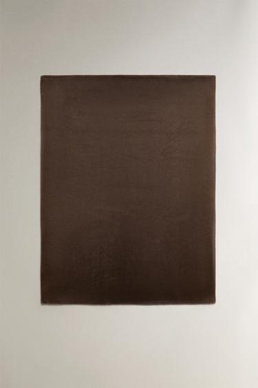 MANTA PELO DOBLE FAZ - Tostado de Zara - Imagen 0