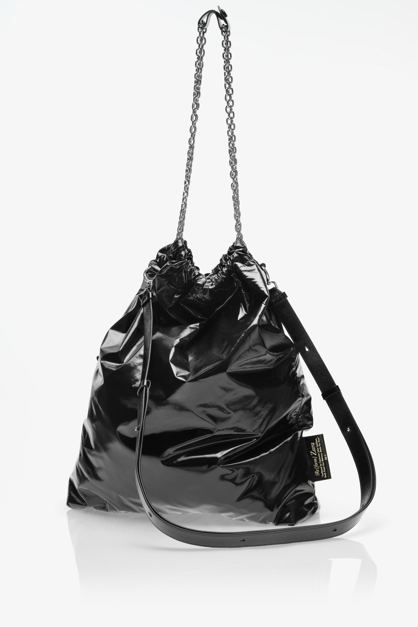 Женская сумка Zara Limited Edition Tri-Chic Large, цвет: Разноцветный — фото 5