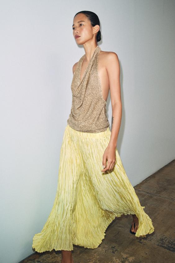 ZW COLLECTION PLEATED LONG SKIRT from Zara - $79.90