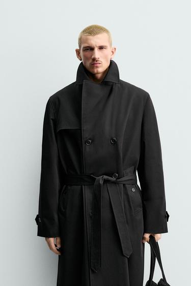 TRENCH DÉPERLANT MANTECO® ORIGINS - Noir de Zara
