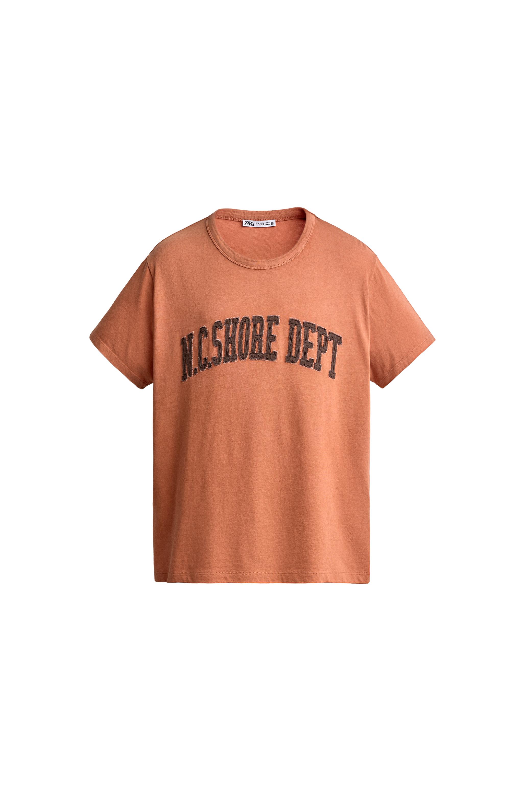 CAMISETA LAVADO  PARCHES CONTRASTE