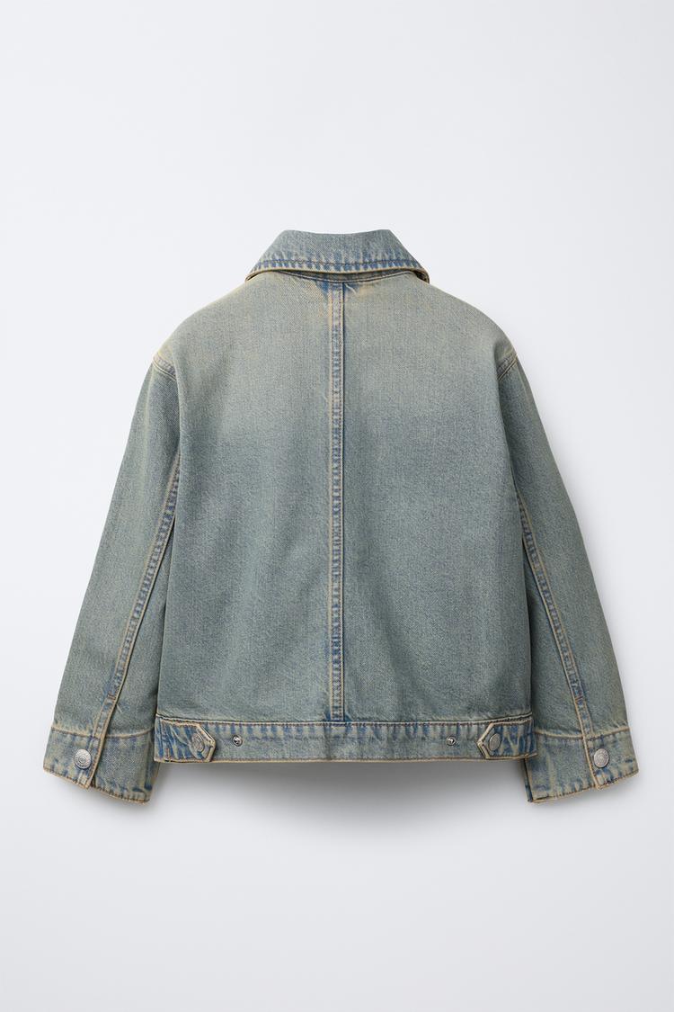DISTRESSED DENIM JACKET