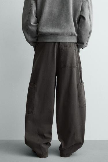 MULTI-POCKET TROUSERS - Dark grey by Zara - Image 2