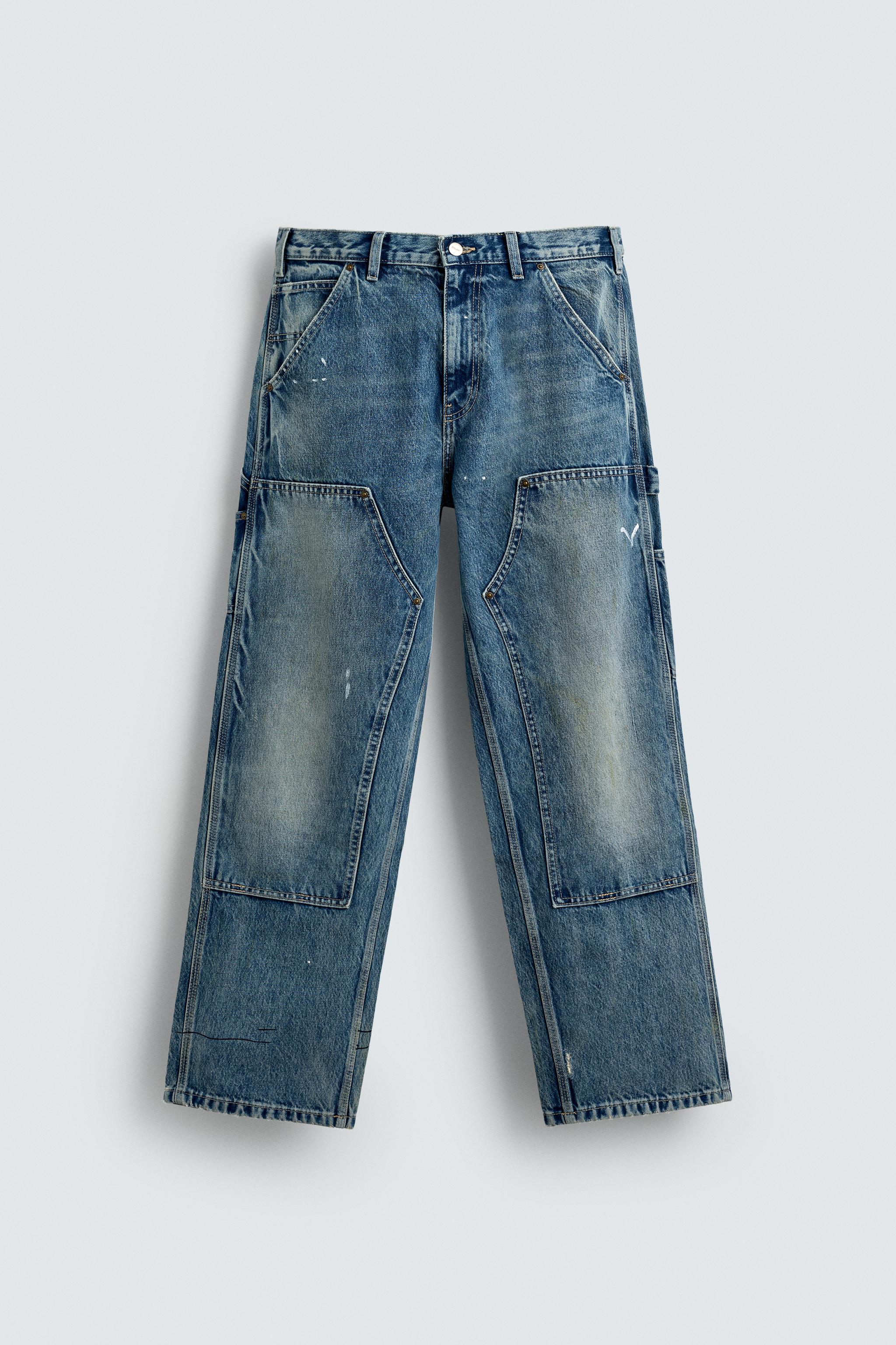 FADED CARPENTER JEANS - Blue | ZARA South Africa