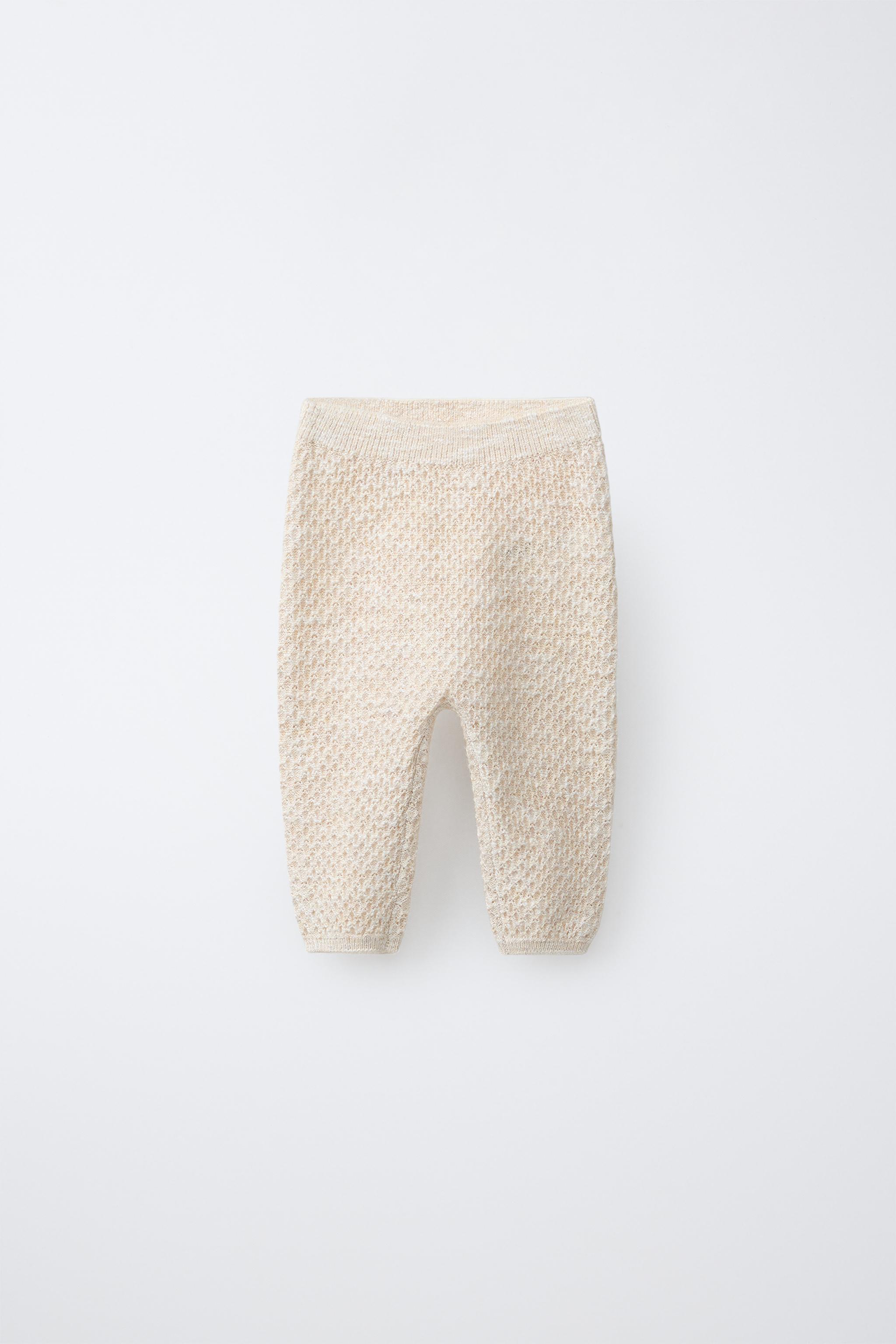 PANTALON EN MAILLE TEXTURÉE