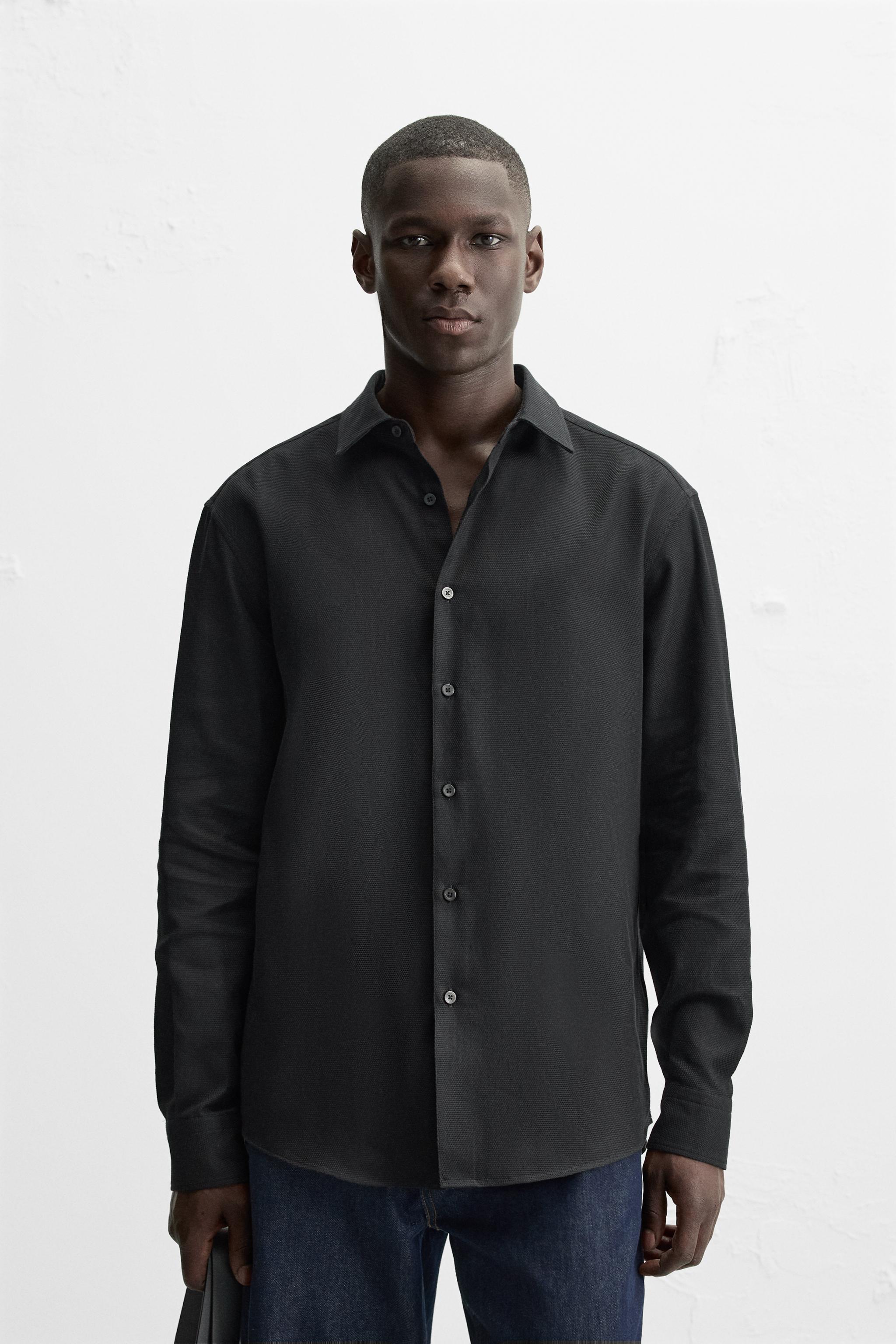 EASY CARE TEXTURED SHIRT