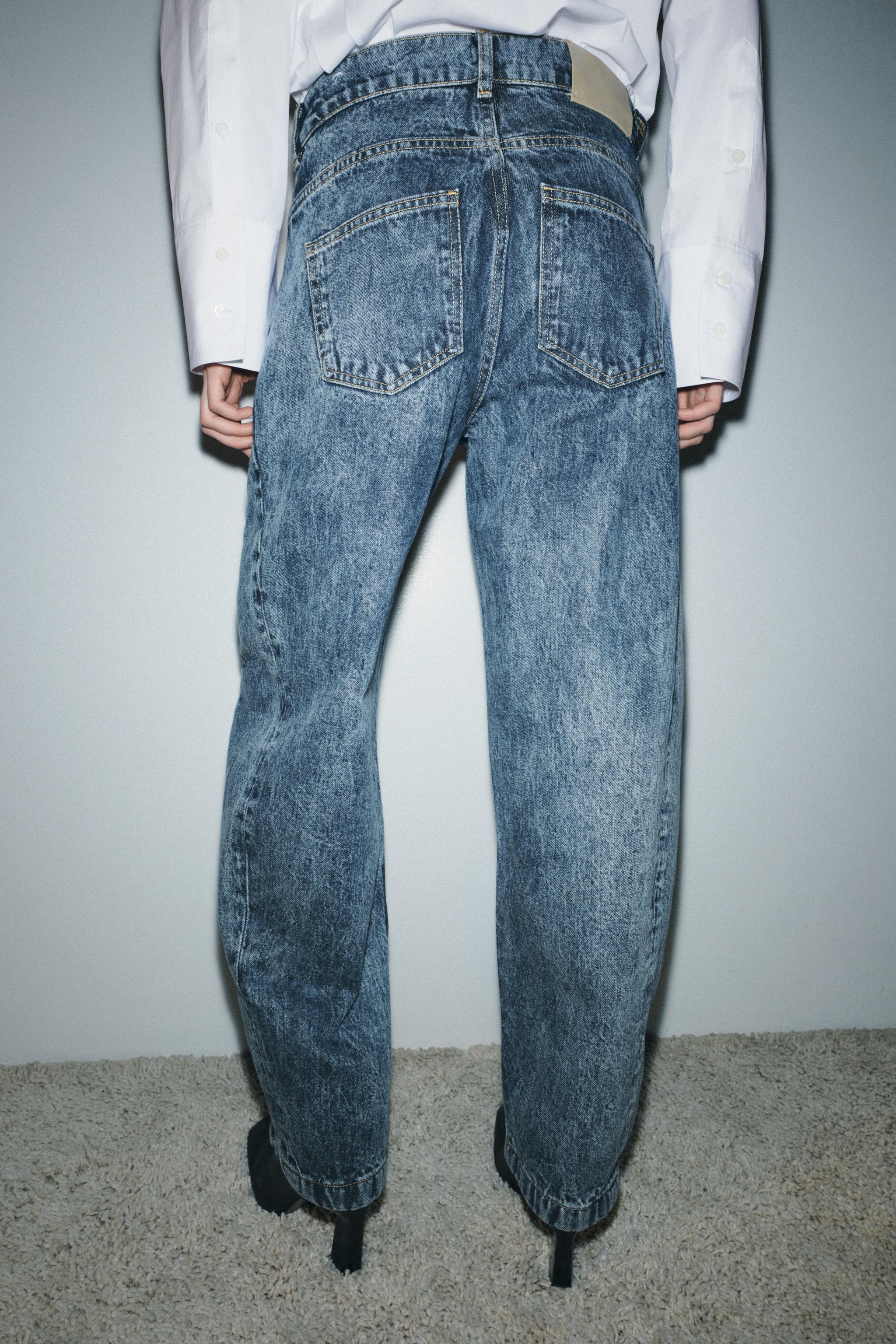 ZW COLLECTION BALLOON HIGH-WAIST JEANS