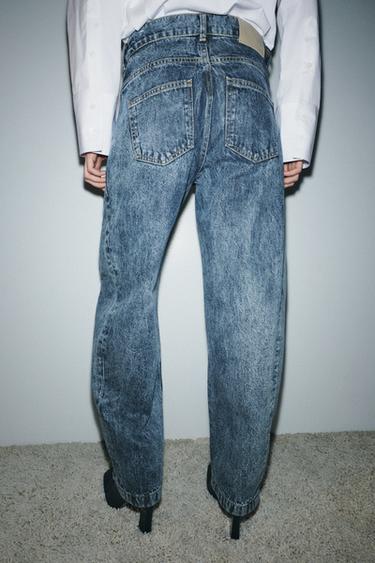 JEAN ZW COLLECTION BALLOON TAILLE HAUTE - Bleu clair de Zara - Image 2